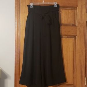 Black Palazzo Pant Cropped